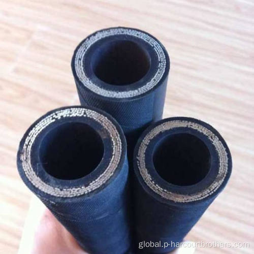 Oil Resistance Rubber Hose Oil resistance Four wire spiral hydraulic hose DIN EN856 4SP Manufactory